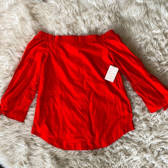 Free People Show Me Some Shoulder Off the Shoulder Cotton Blouse - Picture 6 of 11
